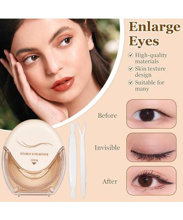 QJFHURB 120PCS Invisible Double Eyelid Tape - Eyelid Lift Strips with 2 Auxiliary Rods | Perfect Eye Lifting Solution - Buy Online on GoSupps.com