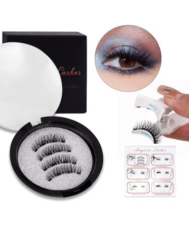 Natural Magnetic Eyelashes Lightweight Makeup Lashes Magnetic - With Clip Natural Look Magnetic Lashes Magnetic Fake Lashes For Easy Application - Buy Online on GoSupps.com
