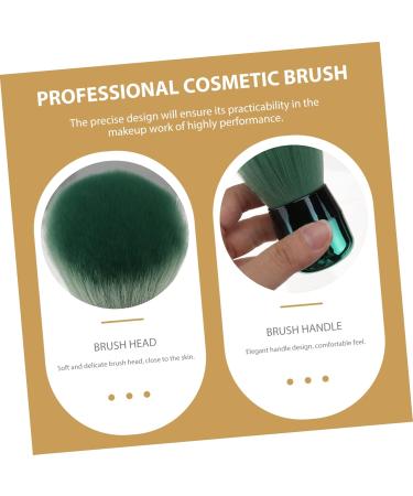 Beaupretty 1pc Makeup Brush Blush Brush Green Powder Makeup Bronzer Brush Make up for Face Blush for Cheeks Mushroom Head Travel Liquid Artificial Fiber 8.5x6.5cm Green - Buy Online on GoSupps.com