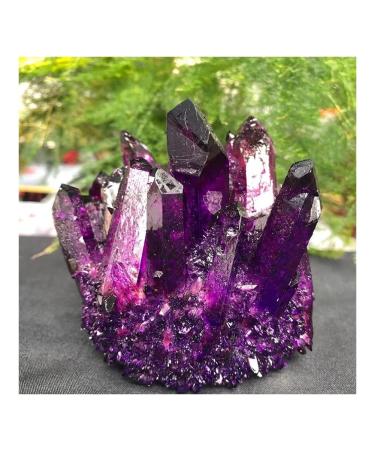 Natural Crystal Rough 1pc 650g-700G Natural Crystal Cluster Amethyst Ore Purple Quartz Stone Raw Crystals Home Crafts 697g 1pc