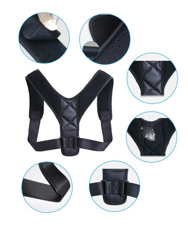 Posture Corrector for Men & Women | Back Straightener & Neck Relief | Adjustable Upright Go Trainer - Buy Online on GoSupps.com