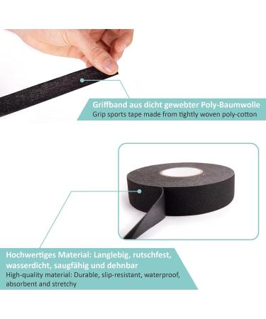 Premium Non-Slip Hockey Tape - Self-Adhesive Grip Bands for Sports | Pullup & Dip Handle | 25m Multi-Sport Use - Buy Online on GoSupps.com