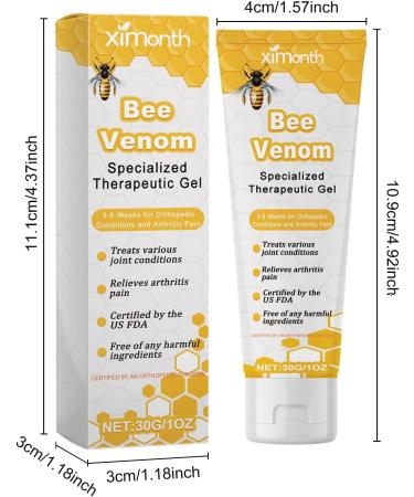 2-Pack Aeehfeng Bee Venom Joint Therapy Gel - Pain Relief with New Zealand Bee Venom - 30g Professional Treatment - Buy Online on GoSupps.com