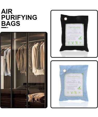 Minkissy 2-Pack Bamboo Coal Bags for Air Purification | Natural Fresh Air Cleaning Solution - Buy Online on GoSupps.com