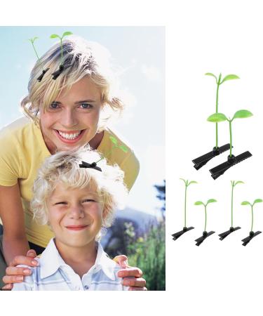 50 Pcs Bean Sprout Hair Clips Little Plant Hairpins Funny Grass Barrette Headwear for Girl(Green) - Buy Online on GoSupps.com