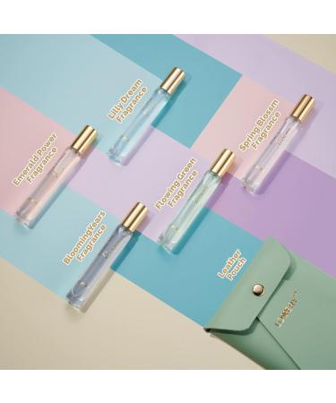 LOVERY Valentines Day Gifts For Her and Him Perfume Set Pack of 5 - Perfume Sampler Sets for Women & Men with Leather Pouch - 10ml Mini Perfume for Travel Gifts Solo Scent & Layering Fragrances Floral - Buy Online on GoSupps.com