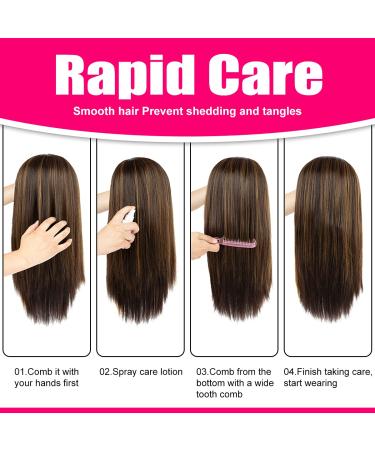 24 Nice One Straight Headband Wig for Women - Black/Brown Highlights - Heat Resistant Synthetic Half Wig - Buy Online on GoSupps.com