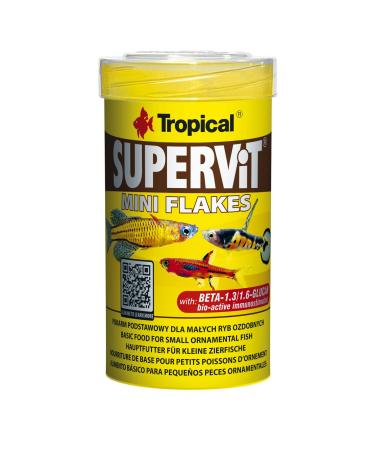 SUPERVIT Mini Flakes 100ml / 44g - Basic food for small ornamental fish, in the form of mini flakes