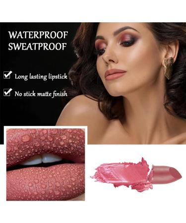 Long Lasting Matte Lipstick - Waterproof Velvet Lip Gloss in Honey Peach | Professional Cosmetics for Women - Buy Online on GoSupps.com