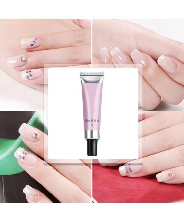 Solid Gel Nail Glue Solid Nail Glue Gel - Solid Gel Glue for Nails | Long Lasting Clear UV Nail Glue Press On Nail Adhesive for False Nails appuy - Buy Online on GoSupps.com