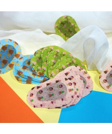 180pcs Kids Adhesive Eye Patches - Cute Disposable Eye Pads for Amblyopia & Lazy Eye | 3 Designs - Buy Online on GoSupps.com