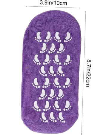 FRCOLOR 2 Pairs Gel Socks Spa Sock Heel Repair Sock Comfortable Socks Reusable Moisturising Socks Item in My Cart Foot Care Socks Foot Covers 22x10x1cm - Buy Online on GoSupps.com