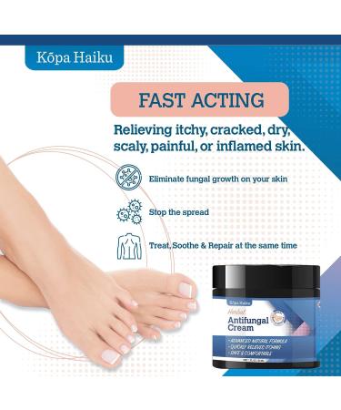 Kopa Haiku Antifungal Cream Anti-Itch Cream for Face & Body Athletes Foot Ringworm Eczema Jock Itch Quickly Relieves Itching More Gentle and Safe - Buy Online on GoSupps.com