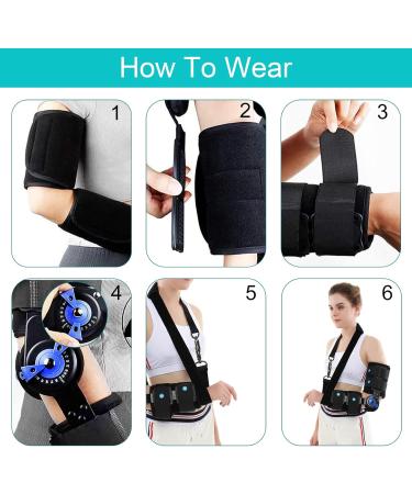 Buy TANDCF Bestlife ROM Hinged Elbow Brace | Support Splint Orthosis for Right & Left Arm - Comfort & Stability - Buy Online on GoSupps.com