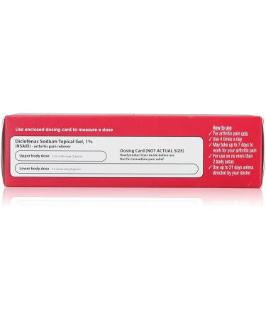 Leader Diclofenac Sodium Topical Arthritis Pain Relief Gel - Powerful Anti-Inflammatory Treatment (Compare to Voltaren) - 5.30 oz - Fast International Shipping - Buy Online on GoSupps.com