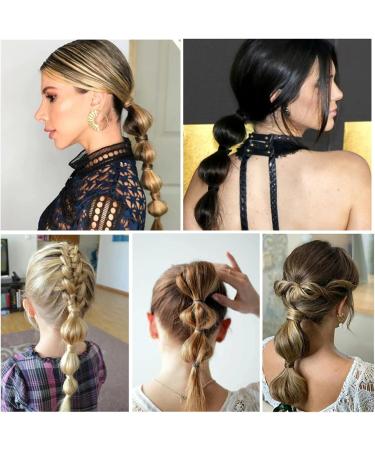 Ponytail Extensions Bubble Braid Ponytail Extension for Women 18 Inch Long Straight Braided Ponytail Hair Extension Claw Clip in Synthetic Ponytail Hair Pieces for Women (Color : 12P24 Size : 18inc 18inches 12P24 - Buy Online on GoSupps.com