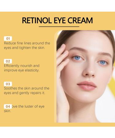  SKZKK Retinol Eye Cream - Caffeine Retinol Eye Serum for Dark Circles and Puffining Firms Skin Effectively Reduce Fine Lines Around Eyes Moisturizes - Buy Online on GoSupps.com