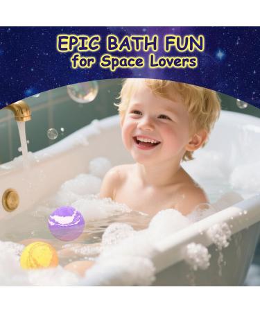 Bombes de bain avec jouets l'int rieur 10 pi ces/ensemble 60 g espace bombes de douche ingr dients naturels boules bain plan te avec jouet cach l'int rieur pour gar ons et filles - Buy Online on GoSupps.com