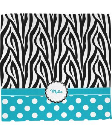 Personalized Dots & Zebra Washcloth | YouCustomizeIt - Unique Custom Gifts for Kids & Babies - Buy Online on GoSupps.com