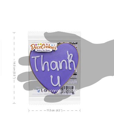 DecoCookies: Thank You Hand-Decorated Vanilla Flavor Cookies - 16 Individually Wrapped - Buy Online on GoSupps.com