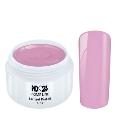 Prime Line - Uv Led Color Gel Pastel Gel Pink Studio Quality - Made in Germany - 5ml