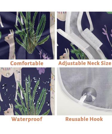 Beard Bib Apron for Men | Non-Stick Waterproof Hair Catcher | Alpaca Design Grooming Cloth - Buy Online on GoSupps.com