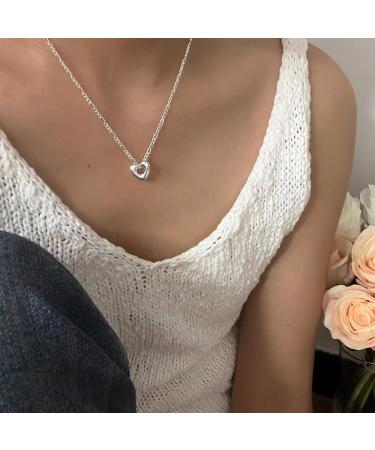 Oralgos 2023 Hollow Heart Necklace - Simple Pendant Jewelry for Women & Girls Perfect Wedding Gift - Buy Online on GoSupps.com