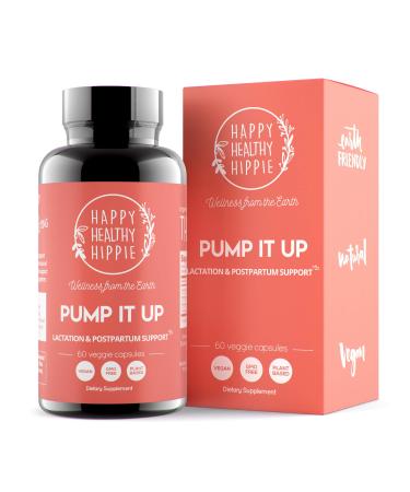 Happy Healthy Hippie Pump It Up Lactation Supplement - 60 Capsules