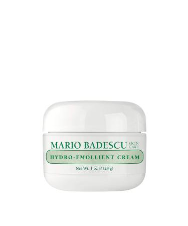 Mario Badescu Hydro Emollient Face Cream with Collagen Vitamin A & E and Peanut Oil Protect Against Moisture Loss Travel Face Moisturizer for Dry Skin 1 Oz