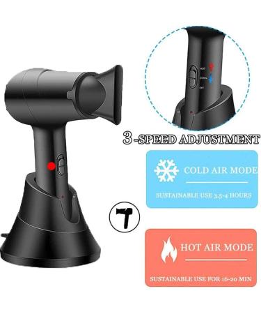 Cordless Hair Dryer w/Diffuser Portable Hot & Cold Air Wireless Hair Dryer Handheld Rechargeable Blow Dryer for Blowing Hair Painting Drying - Buy Online on GoSupps.com