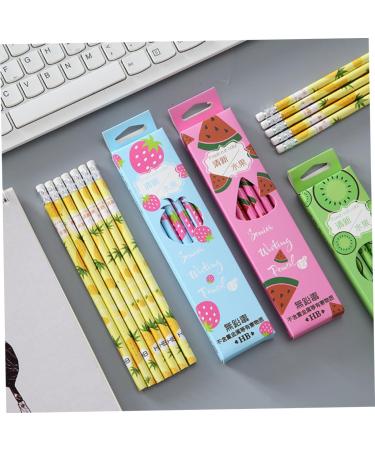 MAGICLULU 48pcs Lead Pencils School Supplies Fruit Pencil Student Pencil Eraser Cartoon Pupils - Buy Online on GoSupps.com