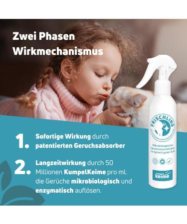 Freshling Odor Neutralizer Spray for Textiles & Rooms - Microbiological Animal Smell Remover for Dogs & Cats - Highly Concentrated Urine Odor Absorber - Buy Online on GoSupps.com