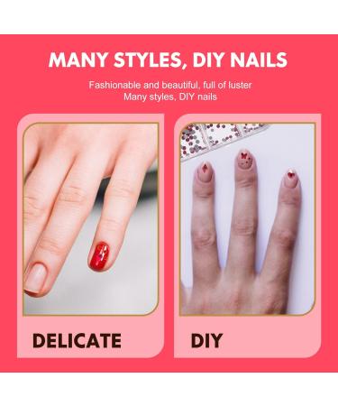 Minkissy 1 Box Nail Art Accessories Nail Metal Diy Accessories for Nail Nails Gems Nail Art Gems Crystal Nail Gems Metal Nail Jewelry Nail Crystals Nail Jewels Red Resin Boxed Shaped Drill - Buy Online on GoSupps.com