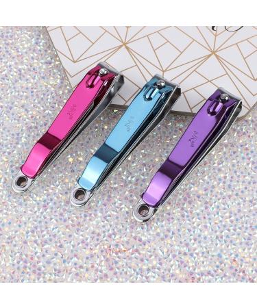 Nail Clipper for Toe Nails Heavy Duty Professional Quality Thick Toe Nail Clipper (Pink) - Buy Online on GoSupps.com
