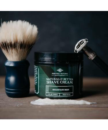 MNSC Lavender Lime Shave Cream - Hypoallergenic All-Natural Formula for Sensitive Skin Prevents Nicks & Irritation Handcrafted in the USA - Buy Online on GoSupps.com