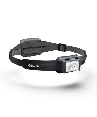 BioLite, HeadLamp 800 Pro, 800 Lumens, Ultra-Lightweight & USB Rechargeable with 8 Light Modes, Midnight Grey