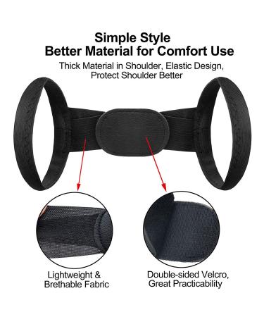 Posture Corrector for Men & Women - Adjustable Back Brace for Pain Relief & Support | Breathable Spinal Alignment Humpback Orthosis - Buy Online on GoSupps.com
