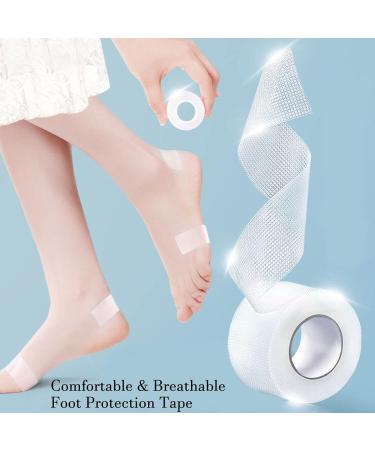 2 Rolls Foot Protection Tape - Waterproof Adhesive Blister Pads & Heel Cushions for Ultimate Foot Care - Buy Online on GoSupps.com