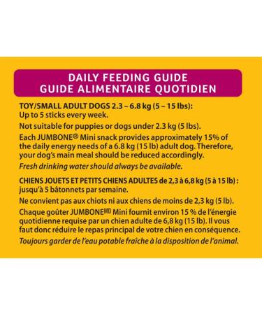 PEDIGREE JUMBONE Adult Dog Treats for Mini Dogs - Beef 10ct 180g Mini 180 g (Pack of 1) - Buy Online on GoSupps.com