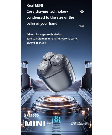 Men's electric shaver portable rechargeable electric shaver magnetic tip close at a stroke mini travel electric shaver full body bath smart razor (Samurai Black +1 blade head) - Buy Online on GoSupps.com