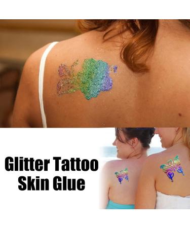 Fyearfly Glitter Face Body Gel Glitter Glue for Makeup Glitter Eyeshadow Long Lasting Glitter Gel for Halloween Costume - Buy Online on GoSupps.com