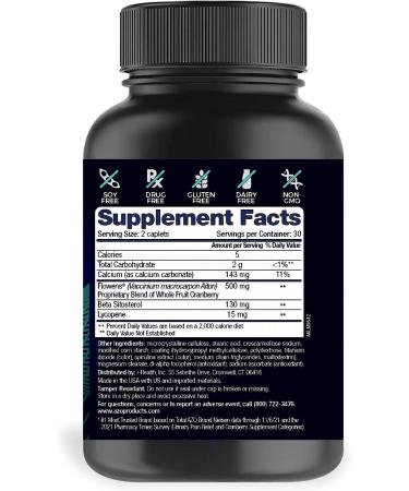 AZO Men Prostate & Urinary Defense 60 Count - Clinical Strength Supplement for Healthy Prostate & Urine Flow - Buy Online on GoSupps.com