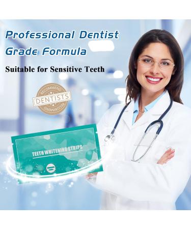 Teeth Whitening Strips Kit - 28 Treatments for Non-Sensitive Teeth, Fast Results, Remove Stains from Smoking, Coffee, Wine - 56 Whitening Strips Included - Buy Online on GoSupps.com