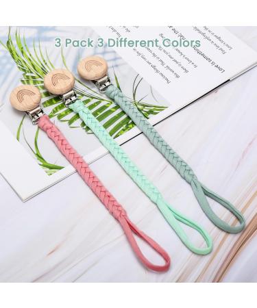 ClDy Baby Pacifier Chain Clip | 4PCS Pacifier Keeper Strap for Stroller Baby Carrier & Car Seat | Drink Cup Holder for Babies - Buy Online on GoSupps.com