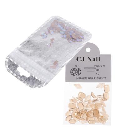Beatifufu 2 Nail Drill Decoration Nail Sticker Nail Art Nail Flatback Crystal Makeup Gem Manicure Nail Accessories Nails Gems Nail Decals Nail Diamond Rhinestones Bride Plastic Pp 5x5cm Assorted Color