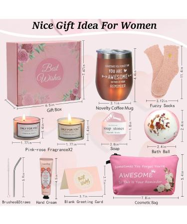 EVOLUX Relaxing Spa Gift Basket for Women | Self Care Package for Her/Mom/Sister/Wife | Perfect Birthday Gift - Buy Online on GoSupps.com