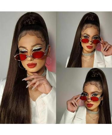 Ponytail Extensions Braiding Ponytail Extension with Elastic Tie 24" Long Yaki Straight Wrap Around Ponytail Hair Extensions Natural Soft Synthetic Hairpiece for Women for Women(Color:4) 24inches 4 - Buy Online on GoSupps.com