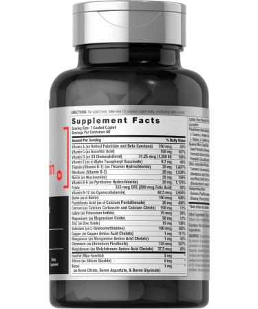 Horb ach Mens Multivitamin | 60 Caplets | Advanced Formula | with Vitamin C D Magnesium Minerals & More | Non-GMO & Gluten Free Supplement - Buy Online on GoSupps.com