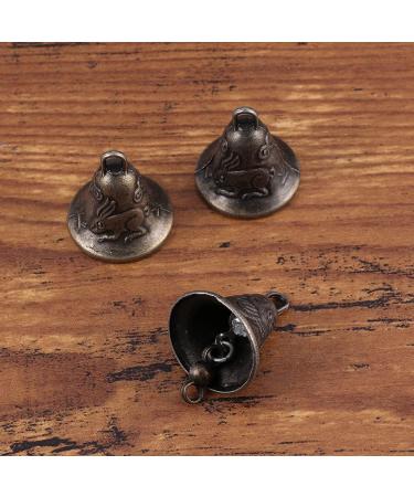 Yarnow Vintage Antique Wind Bells - 20 Piece Craft Set for Dog Cat Collars Key Rings & Feng Shui Decor - Buy Online on GoSupps.com