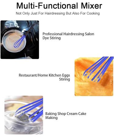 5 PCS Fouet en Plastique Coiffure Fouet En Plastique Whisk Salon De Coiffure Coiffure Coiffure Couleur Des Cheveux Cr me Fouet Cuisine Ballon M langeur Agitateur Outil - Buy Online on GoSupps.com
